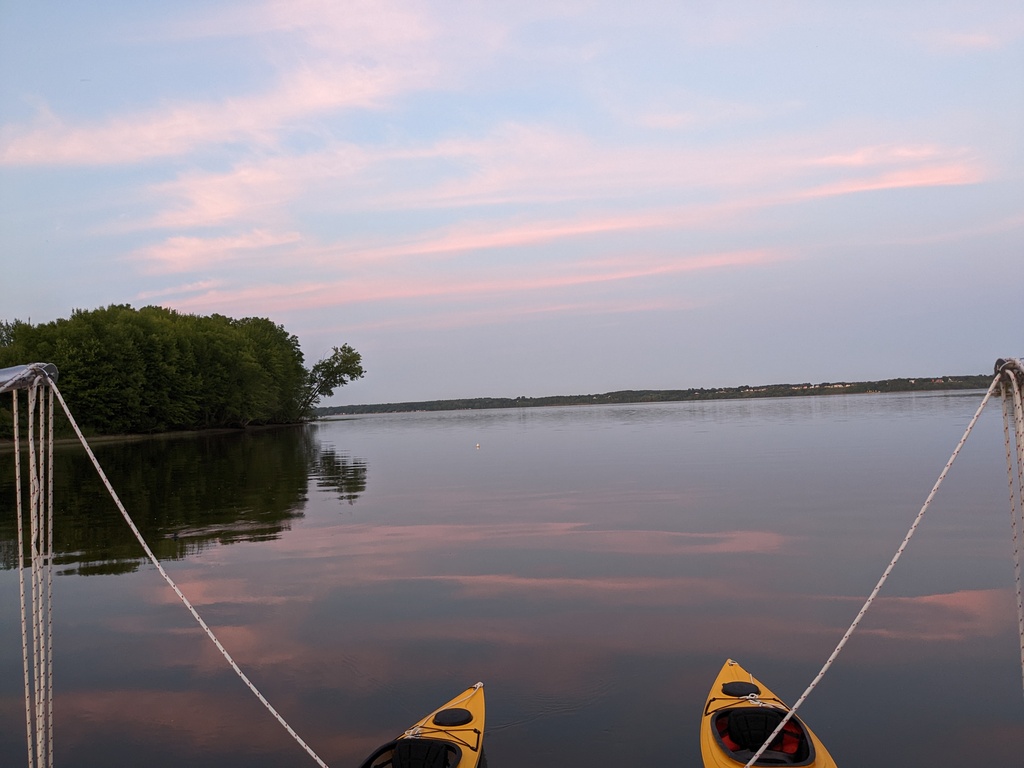 Figure 3: Dusk, Batiscan River